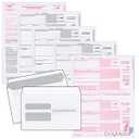 1099-NEC Forms 2020, 3 Part Laser Tax Forms Kit and Self-Seal Envelopes, Pack of Federal/ State Copy's, 1096's –Great for QuickBooks and Accounting Software, 2020 1099-NEC, 10 Pack