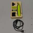 Philips Norelco for Face + Body, Electric Beard Trimmer, Shaver and Groomer, 5in1 Adjustable Comb, 1x Body Kit, Model QP2834/70, Black/Lime Green