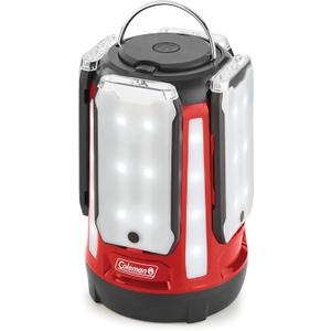 Coleman Multi-Panel LED Lantern: Rechargeable Water-Resistant Magnetic Light Panels Built-In Flashlight USB Charging Port; Excellent for Camping Hunting Emergencies etc (800 Lumen)