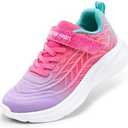 DREAM PAIRS Girls Shoes Kids Tennis Sparkle Ease Running Athletic Lightweight Sneakers for Little/Big Kids Toddler US6