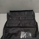 Over the Door Shoe Organizer with Large Deep Pockets, Door Shoes Rack for Closet, Hanging Boots Shoe Rack, Behind the Door Narrow Shoe Holder, Multiple Pockets for Flexible Storage, Black