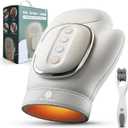 Cordless Hand Massager with Heat and Compression, Hand Massager for Arthritis and Carpal Tunnel Massager, Hand and Wrist Massager, Left/Right Fit – Gift for Women and Men