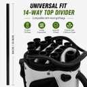 HOW TRUE Golf Bag Tubes 14 Pack with 2 Different Inner Diameters1.5''1.25'' Golf Bag Club Protection Tubes Separators DividersKeeps Clubs Organised