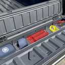 HGWEI Tailgate Storage Dividers Compatible with Chevy Colorado/GMC Canyon 2026 2025 2024 2023 Accessories 4PCS Black StowFlex Truck Bed Organizer Insert Compartment Tray