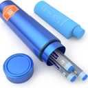 DISONCARE Odyssey 60H 3 Insulin Pens Cooler Travel Case Medication Cooler for Travel TSA Approved Diabetic Insulina EpiPen Carry Case Medicine Bag Ice Pack with Medical Alert Tag(Blue)