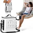 Portable Ice Machine for Knee After Surgery, Programable Cold Therapy Machine for Knee Replacement Recovery with Ice Pack, Cryotherapy System with Compression Pad for Shoulder, Hip, Ankle Pain Relief