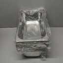 10 Pack Hotel Pans Stainless Steel Steam Table Pan 1/3 Size, 0.8 mm Thick Anti Jam Warming Pans for Food Warmer Restaurant Catering Supplies, 12.8 x 6.9 Inch(4 Inch Deep,Standard) (4 Inch Deep, Standard)