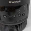 Honeywell HHF370B 360 Degree Surround Fan Forced Heater with Surround Heat Output Charcoal Grey Energy Efficient Portable Heater with Adjustable Thermostat & 2 Heat Settings , Black