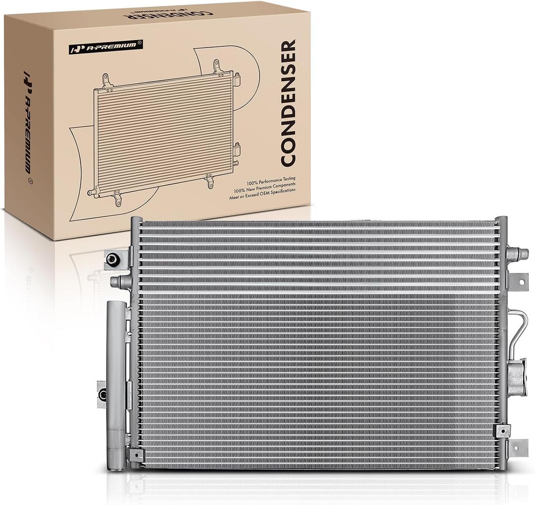 A-Premium Air Conditioning A/C Condenser Compatible with Jeep Cherokee 2019-2021, L4 2.0L
