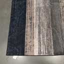 Large Area Rugs,Modern Geometric Patchwork Floor Decor for Bedroom Aesthetic Carpet, Rockwood Collection, Indoor Rugs for Living Room Dining Room Nursery Office Machine Washable Rug, 9x12 Ft Chocolate