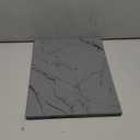 Large Stone Drying Mat for Kitchen Counter, 24"x16" Collapsible Quick Dry Dish Drying Mat, Water-Absorbent Marble Diatomaceous Earth Mats for Bottles Cups Dishes, Match Any Countertop (Gray)