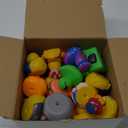 JOYIN 30 Pcs Rubber Ducks, Random Assortment Ducks Bulk with Mesh Carry Bag, Mini Rubber Duckies for Baby Bath Toys, Kids Toddler Summer Pool Toys Birthday Gifts Party Favors