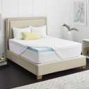 2" SealyChill Memory Foam Mattress Topper, Washable Allergen Resistant Cover, Queen (F02-00159-QN0) , White