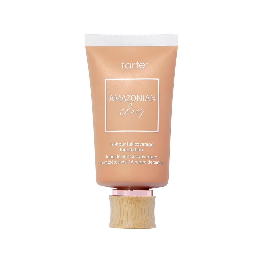 tarte Amazonian clay 16-hour full coverage foundation  Matte Finish Foundation with Amazonian Clay & Vitamin E for Hydration & Smooth Looking Skin, Vegan & Cruelty Free