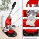 Button Maker Multiple Sizes - DIY Press 1.25 inch+2.25 inch+3 inch, Removable Badge Machine With 300 Parts Supplies, Circle Cutter and Cutting Mat