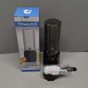 TOMUOO Portable Blender, Small Smoothie & Shake Maker with 6 Blades, USB-C Rechargeable Personal Blender with LED Display, Travel-Friendly Mini Juicer Cup for Home, Office, Gym, Outdoor, 17oz, Black