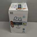 Pampers Pure Protection Baby Diapers, Size 0 (>10 lbs), 76 Count, Up to 100% Leakproof, Premium Plant-Based Skin Protection, Hypoallergenic Soft Diapers (Newborn)