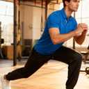 Men's Fleece Lined Joggers  Stretch Thermal Athletic Sweatpants Tapered Fit with Zipper Pocket for Running Gym (XXXL)