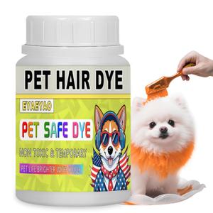Dog Hair Dye, Orange Pet Dye, 3.5 Fl Oz (100 ml), Pet Grooming, Permanent Pet Hair Dye Stain, Safely Used, Dog Grooming, Pet Dye Bright Color for All Pets Fur Dye (Orange, 3.5 Fl Oz)