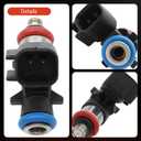 Fuel Injector 0280158233 5184085AC Compatible with Chrysler Dodge Jeep Ram 3.6L Replaces 05184085AC 0280158233