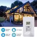 DEWENWILS Indoor in Wall Timer Switch for Light, Single-Pole,7 Day, 7 ON/Off Settings, DST RND Mode, Programmable Digital Switch Timer for Lights, Fans, Motors, Neutral Wire Required, ETL Listed