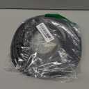 U-Shape Flexible Edge Protector Banding, 0.35" x 20ft Self Adhesive Veneer Edging Trim for Desk, Cabinet, Table, Shelves - Furniture Restoration, Decorative TPE Edge Strip (Black)