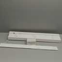 LOTUS & WINDOWARE Cordless 2.5-inch Faux Wood Blind, 30" x 48", Bright White,Smooth, Room Darkening, Horizontal Blinds for Living Room, Bedroom, Interior Door Windows