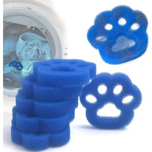 6 Pack Pet Hair Remover for Laundry, Reusable Pet Hair Remover for Washer & Dryer, Effective Cat & Dog Hair Catcher for Clothes, Bedding, Lint and Fur Remover for Laundry