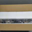 4-Light Bathroom Light Fixtures, Vanity Light with Milky White Shades, Matte Black Bathroom Light Fixtures Over Mirror, Modern Bathroom Wall Lamp for Mirror Living Room Cabinet Bedroom