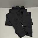 OLCHEE Womens Workout Jumpsuits Seamless Yoga Gym Bodycon Rompers Sexy Racerback Tummy Control Padded Bra Unitard - Black Medium