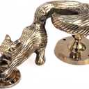 "Beautifully Squirrel 7 inches Tall Solid Brass Door Knocker Antique Design Door Knockers Brass Handle Pull Home Dcor Accessories Vintage King Royal gate pullers "