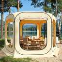 12X12 ft Outdoor Pop Up Bubble Tent, Garden Dome Igloo Tent for 6-8 Person with Rainproof & Windproof Design, Ideal for Camping, Backyard Events, Beach