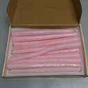 20-Pack Baby Pink Taper Candles Unscented, 10 Inch Tall Dinner Table Candles for Wedding Centerpieces, Bulk Candlesticks Long Burning Smokeless Dripless, Romantic Decorative Candles for Home Decor