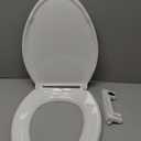 Bemis 1500EC 390 Lift-Off Wood Elongated Toilet Seat, Cotton White (Pack of 1)