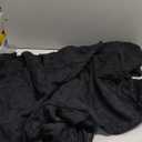 Surf Poncho Hooded Towel for Adults Quick Dry Beach Changing Robe with Pockets, Unisex Swim Cover-Up, Black Bath Towel for Surfers & Swimmer Gifts