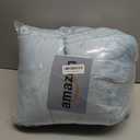 JELLYMONI Light Blue Velvet Duvet Cover King Size - 3 Piece Ultra Soft Plush Bedding Set, Luxury Fluffy Comforter Cover with Zipper Closure & 8 Corner Ties for Bedroom