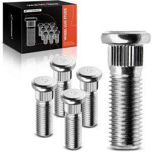 A-Premium 5Pcs M12-1.5 Wheel Studs Compatible with Toyota Camry, RAV4, Corolla, Prius, Highlander, Sienna, Avalon & Chevrolet Prizm, Nova & Lexus ES300, ES330, ES350 & Pontiac Vibe & Scion & Geo