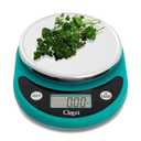 Ozeri Pronto Digital Multifunction Kitchen and Food Scale (Black on Teal)