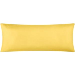 EVOLIVE Body Pillow Cover 21"x54", Ultra Soft Microfiber Pillowcase with Hidden Zipper, Breathable, Machine Washable, for Side Sleepers, Cover Only (21"x54" Body Pillow Cover, Yellow)