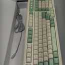 AULA S99 Gaming Keyboard, Wireless Computer Keyboards, Tri-Mode Bluetooth/2.4GHz/USB-C Custom Creamy Keyboard with Number Pad, RGB Backlit Media Knob Cute Programmable Keyboard for PC Gamer - Green