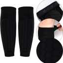 Soccer Shin Guards Honeycombs Pads Calf Leg Sleeves for Kids Youth Soccer Running Basketball