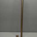 Ivilon Drapery Window Curtain Rod - End Cap Style Design 1 Inch Pole. 72 to 144 Inch Color Warm Gold