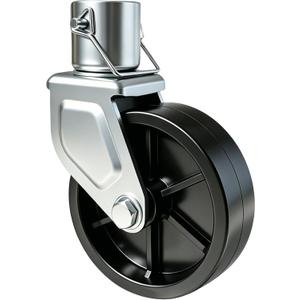 6-Inch Trailer Jack Wheel Replacement with Pin Tongue Jack Wheel Hitch Utility Replacement Parts Trailer Wheel Jack 1200lb Capacity