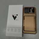 Vizvera for iPhone 16 Pro Max Case Wallet RFID [Cards Holder][Camera Control][Camera Cover] Full Body Rugged Shockproof Silicone Protective Phone Case for iPhone 16 Pro Max 6.9"(Desert Gold)