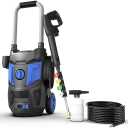 Electric Pressure Washer - 1300PSI Max 1.2 GPM with 20FT Hose, 35FT Cord