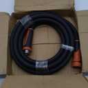Giraffe Tools Garden Leader Hose 15ft x 5/8", Short Water Hose Heavy Duty, Flexible, Lightweight Hybrid Hose with Swivel Handle, Male to Female Fittings, Burst 600 PSI