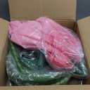 Large Artificial Flower for Decoration with Stands - 5.6 Ft Artificial Silk Giant Flower - Big Artificial Flores Gigantes for Wedding Party Banquet Backdrop Decor, Photography Props Window Display (Yellow & Red)