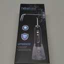 H2ofloss Water Dental Flosser Teeth Pick -Portable Oral Irrigator with 5 Modes, Rechargeable IPX7 Waterproof Orthodontic Teeth Cleaner Pick Cordless for Home Travel-300ml Water Tank (Black)