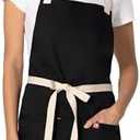 Chef Works Unisex Ridgewood Apron, Black, One Size