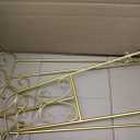 GlikCeil 57" Gold Metal Scroll Easel Stand for Wedding Sign Display, 17 x 15 x 57 inches